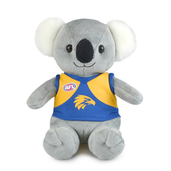 Korimco 20cm AFL Koala West Coast Soft Stuffed Toy 3y+