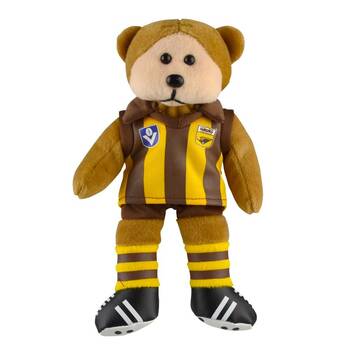 AFL Hrtg Hawthorn (D) Kids 21cm Soft Bear Toy 3y+