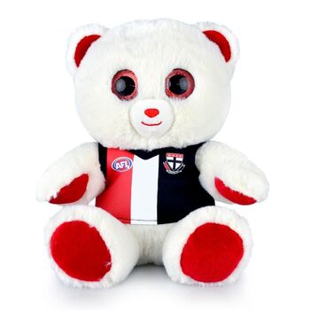 AFL Sparkle St Kilda (D) Kids 22cm Soft Bear Toy 3y+