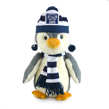 Korimco 27cm AFL Penguin Geelong Soft Stuffed Toy 3y+