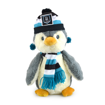 Korimco 27cm AFL Penguin Port Adelaide Soft Stuffed Toy 3y+