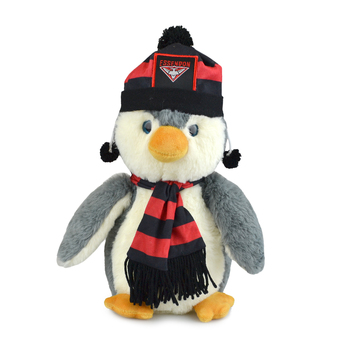 Korimco 27cm AFL Penguin Essendon Soft Stuffed Toy 3y+