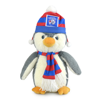 Korimco 27cm AFL Penguin w/ Bulldogs Soft Stuffed Toy 3y+
