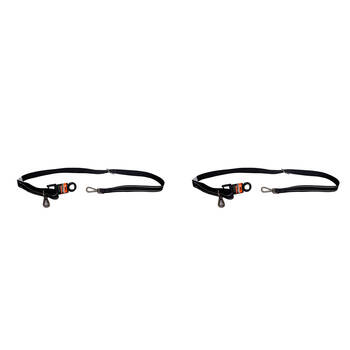 2PK AgBoss Working Farm Dog Lead Reflective Black 0.025x120cm 48 inch