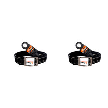 2PK AgBoss Working Farm Pet Dog Collar Reflective Orange 0.04x60cm 24 inch