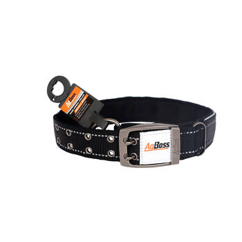 AgBoss Working Farm Pet Dog Collar Reflective Black 0.04x65cm 26 inch