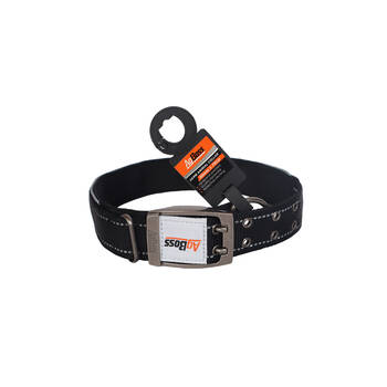 AgBoss Working Farm Pet Dog Collar Reflective Black 0.04x70cm 28 inch 