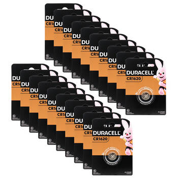 20PK Duracell CR1620 3V Lithium Coin Battery Pack Single-Use Batteries