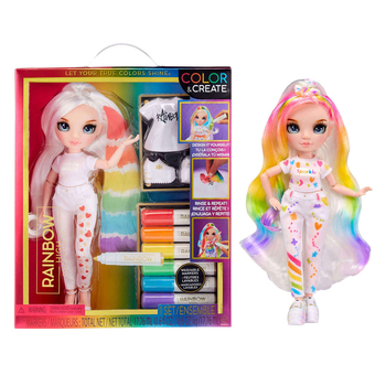 Rainbow High Colour & Create Blue Eyes Fashion Doll 4+