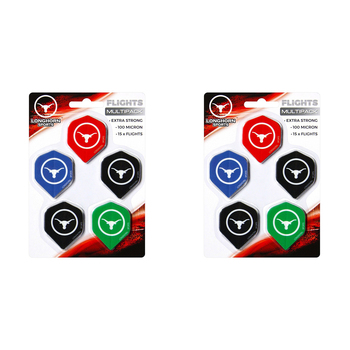 2x 5pc Formula Sports Longhorn 100-Micron Dart Flights Set