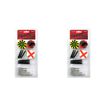2x 24pc Formula Sports Basic Dart Kit Steel Tip Accessory Set