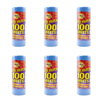 600pc Clean Scene Perforated Wipes On Dispenser Roll 30x33cm