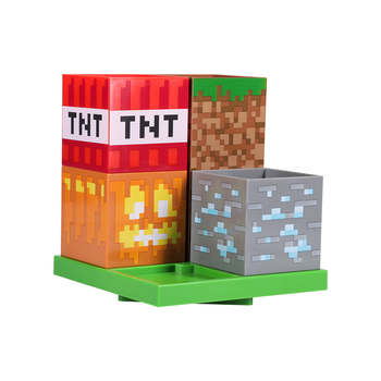 Minecraft 15cm Desktop Organiser Pen/Pencil Stationery Holder