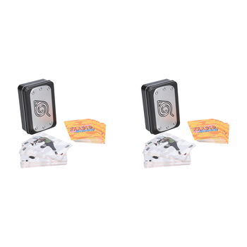 2x 54pc Naruto Playing Cards Deck Set w/ Metal Storage Tin 6y+