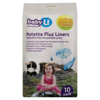 10pc Baby U Potette Plus Liners