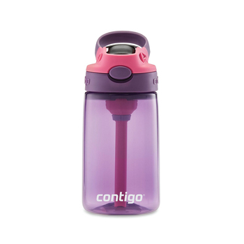 Contigo Kids Autospout 414ml Water Bottle Straw Purple Punch