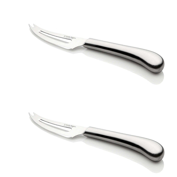 2PK Stanley Rogers Pistol Grip Slotted Soft Cheese Knife S/S