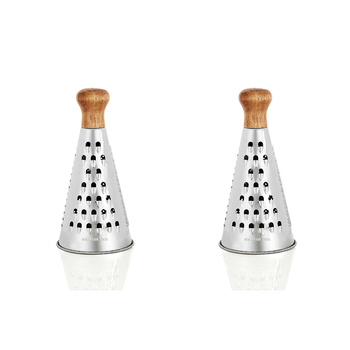 2PK Stanley Rogers Stainless Steel Cone Cheese/Vegetable Grater