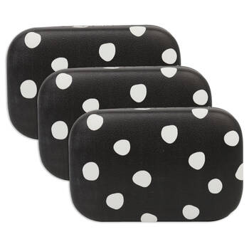 3PK Wicked Sista Adoradot Rectangle Jewellery Hard Cover Travel Case 8.5x2.5cm