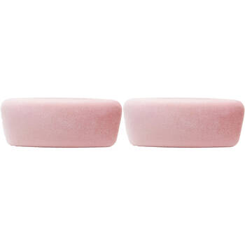 2PK Wicked Sista Velvet Polyester Eyewear Storage Travel Case Holder 16x7cm Pink