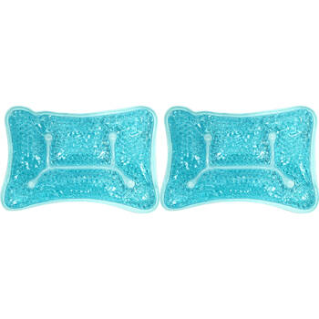 2PK Wicked Sista Gel Bead Relax Hot/Cold Pack Compress Pillow 225x160mm Aqua