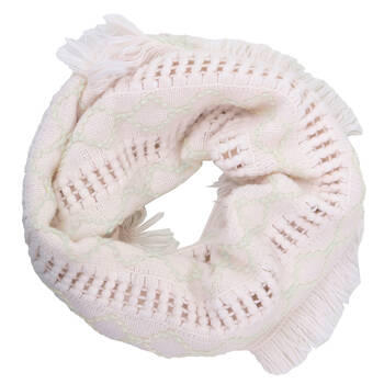 Wicked Sista Acrylic Samantha Snood Neck Warmer One Size - Blush