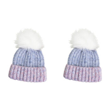 2PK Wicked Sista Acrylic Tabitha Beanie One Size Winter Hat