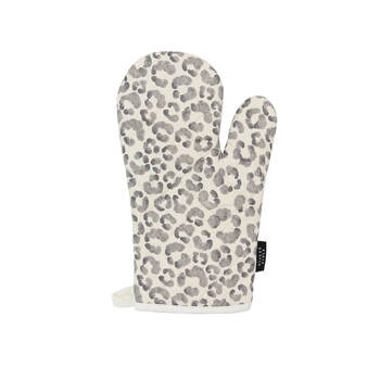 Wicked Sista Oven Mitt Kitchen Gloves 17x29cm - Watercolour Leopard