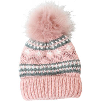 Foote Street Unisex Nordic Beanie Cosy For Kids S/M Dusty Pink 3Y-6Y