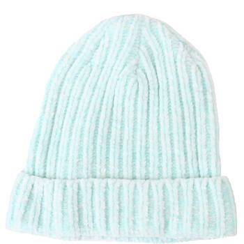 Foote Street Unisex Chenille Beanie For Kids Small/Medium Soft Green 3Y-6Y