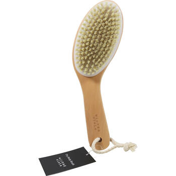 Wicked Sista Wooden Dry Exfoliating Body Brush 7x25cm - Brown