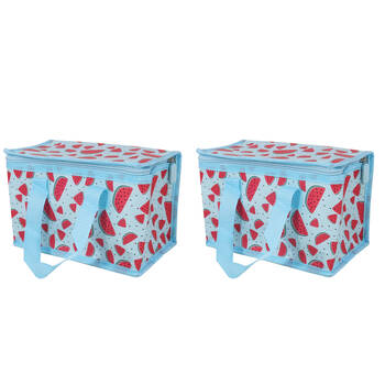 2PK Wicked Sista Watermelon Recycled Tote Insulated Lunchbox 230x150x130mm