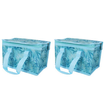 2PK Wicked Sista Forest Palms Recycled Tote Insulated Lunchbox 230x150x130mm
