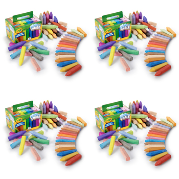 192pc Crayola Washable Sidewalk Chalk 3+