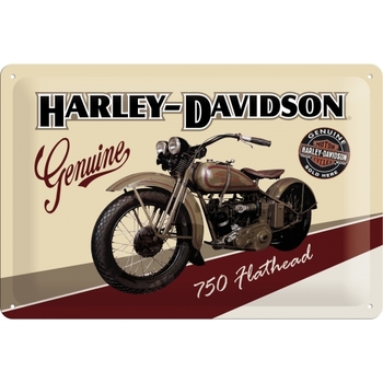 Nostalgic Art 20x30cm Medium Wall Hanging Sign Harley Flathead