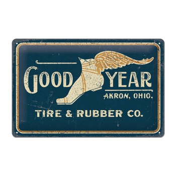 Nostalgic-Art 20x30cm Medium Sign Goodyear Wing Foot Long