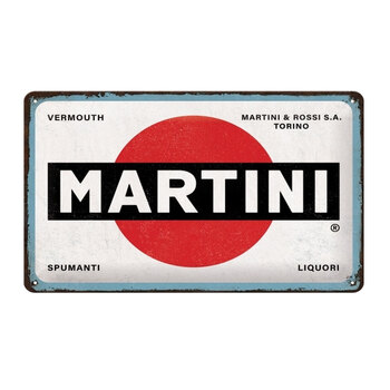 Nostalgic-Art 20x30cm Medium Sign Martini Logo White