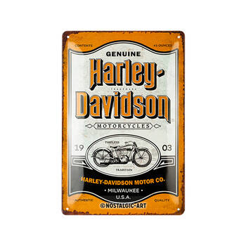 Nostalgic-Art Harley-Davidson Metal Decorative Sign Medium 20x30x0.5cm