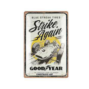 Nostalgic-Art Goodyear Tyres Metal Decorative Sign Medium 20x30x0.5cm