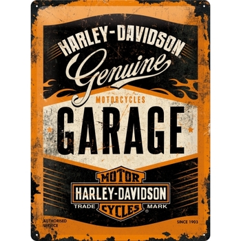 Nostalgic Art Harley-Davidson Garage 30x40cm Large Metal Tin Sign