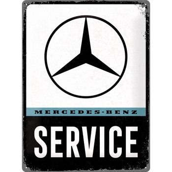 Nostalgic Art Mercedes-Benz Service 30x40cm Large Metal Tin Sign