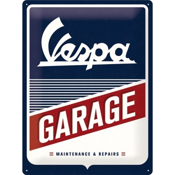 Nostalgic Art Vespa Garage 30x40cm Large Metal Tin Sign