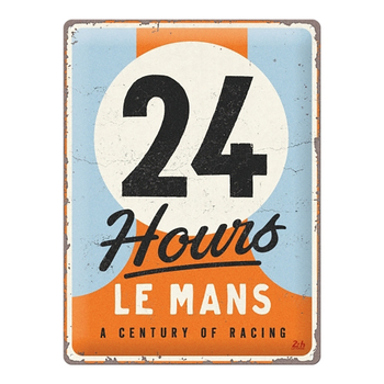 Nostalgic Art 30x40cm Large Sign 24h Le Mans Century of Racing 