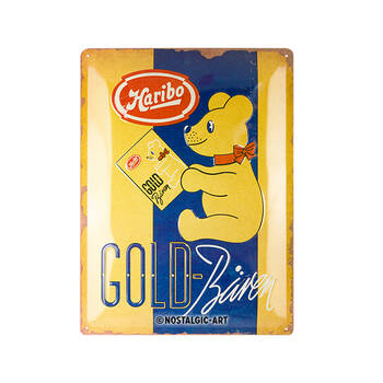 Nostalgic-Art Haribo Goldbären Metal Decorative Sign Large 30x40x0.5cm
