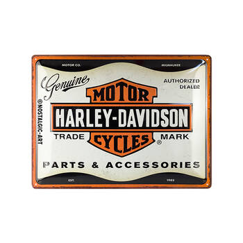 Nostalgic-Art Harley Parts & Accessories Metal Decorative Sign Large 30x40x0.5cm
