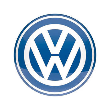 Nostalgic-Art Round Vintage VW Logo Metal Decorative Sign 35x35x0.5cm