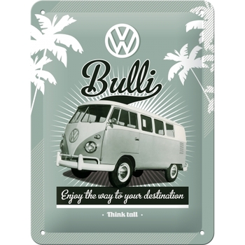 Nostalgic Art 15x20cm Small Wall Hanging Metal Sign Volkwagen Retro Bulli