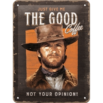 Nostalgic Art 15x20cm Small Wall Sign Give Me The Good Coffee