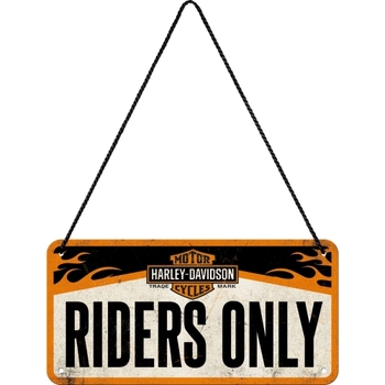 Nostalgic Art Metal 10x20cm Hanging Sign Harley-Davidson Riders Only