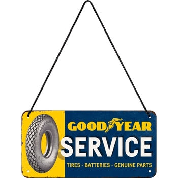 Nostalgic Art Metal 10x20cm Hanging Sign Goodyear Service